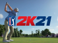 Justin Thomas golfaa PGA Tour 2K21 -pelin kannessa